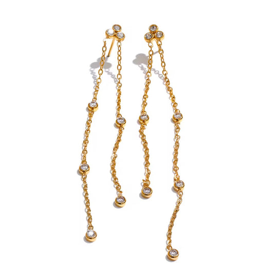 celeste crystal earrings
