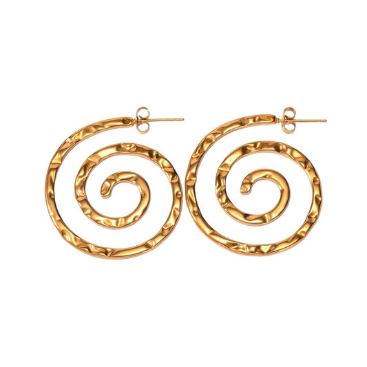 spiral earrings