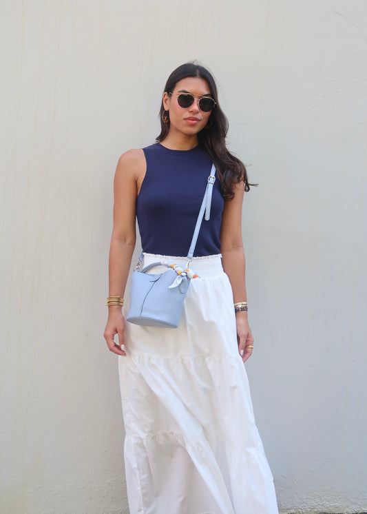 sarah maxi skirt - white