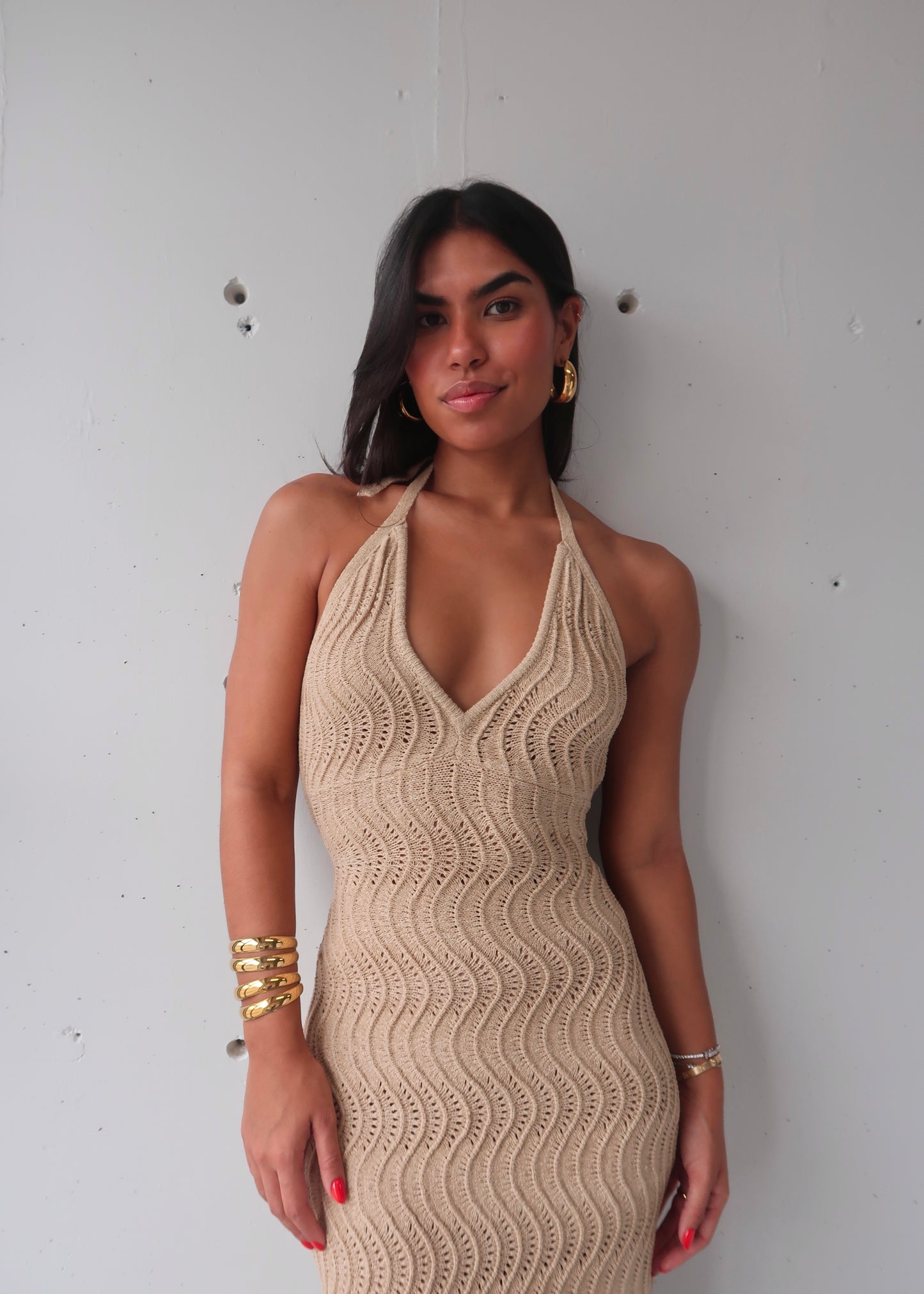 Naya Open Back Dress