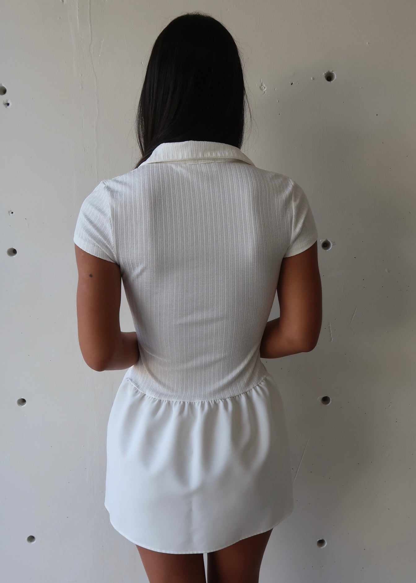 White Polo Dress