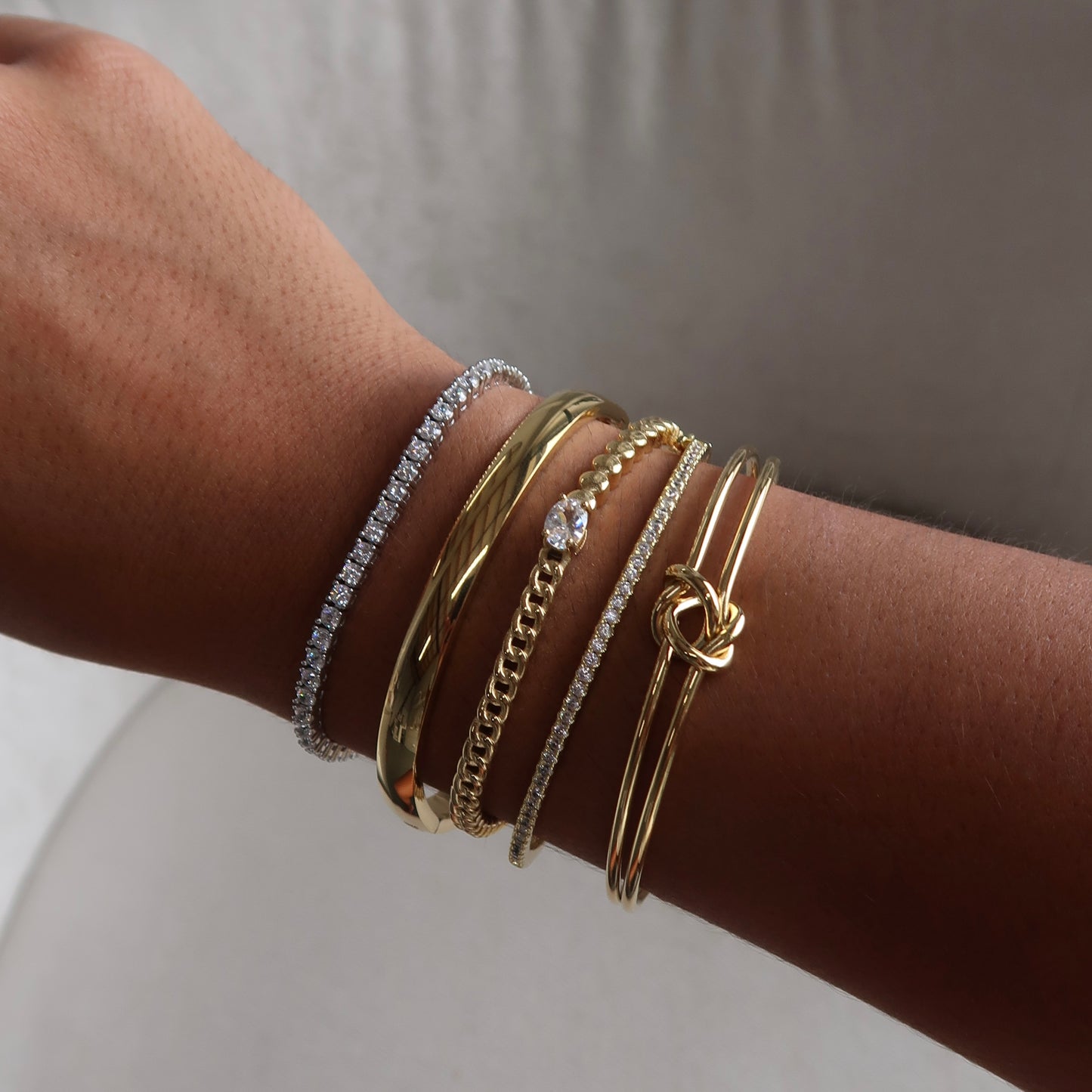 Minimalist Gold Bangle