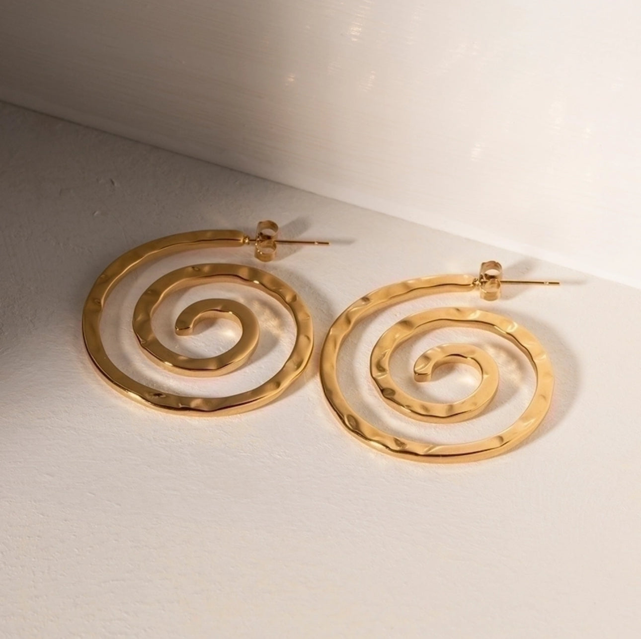 spiral earrings