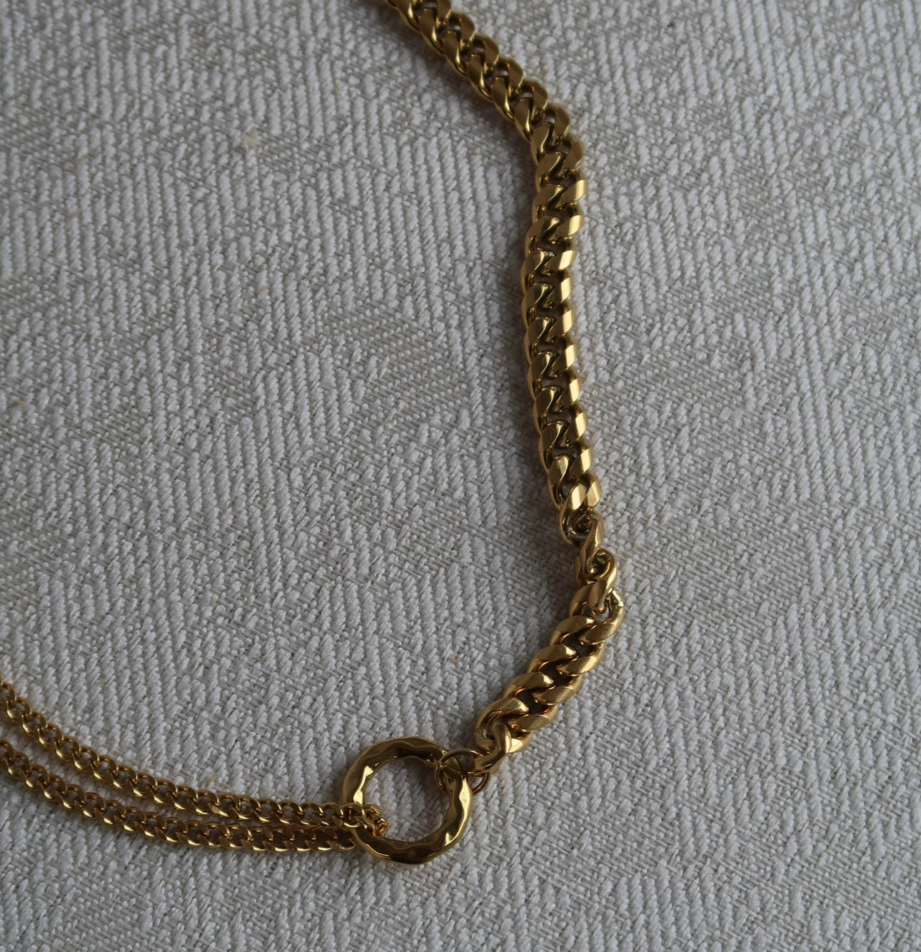 nora necklace - gold & silver