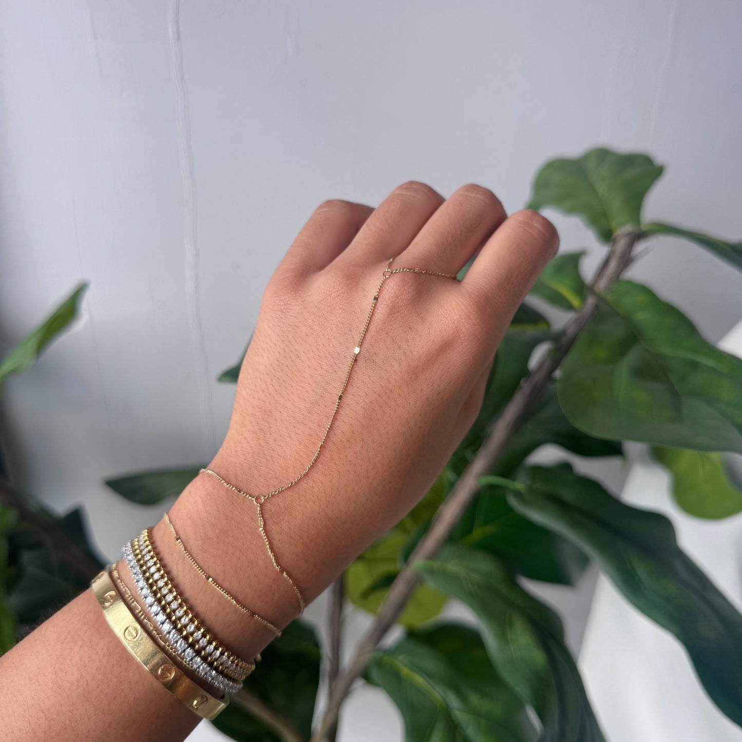 golden hour - double hand chain