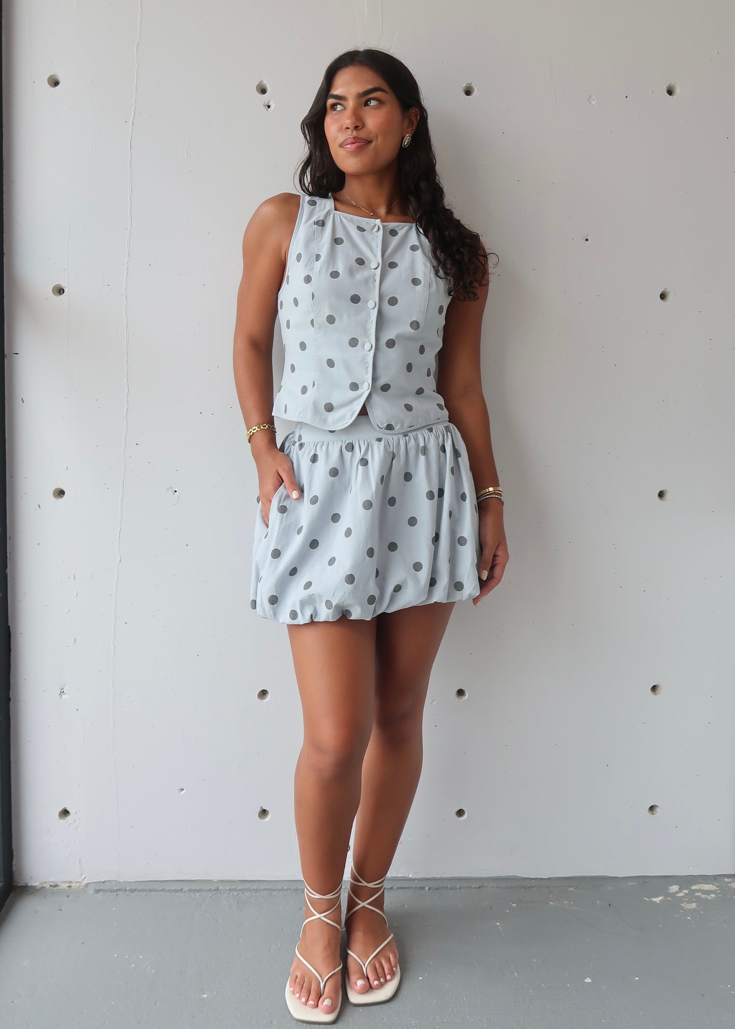 Maela Polka Dot Set