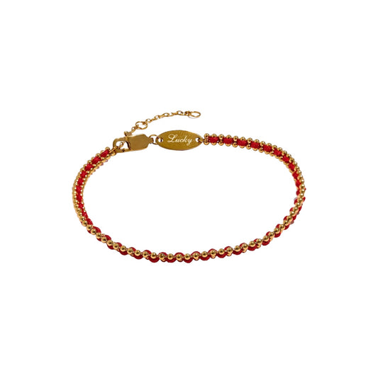 lucky red bracelet