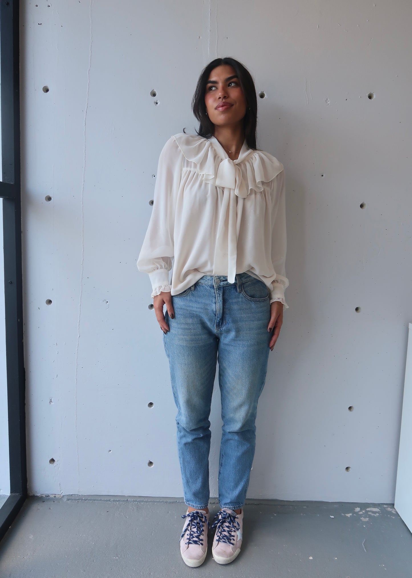 chloe chiffon shirt