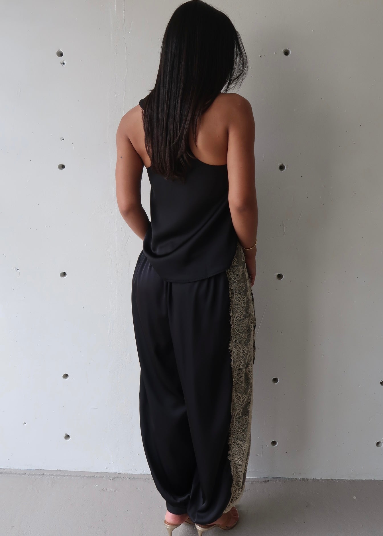 Neria Lace Detail Pants