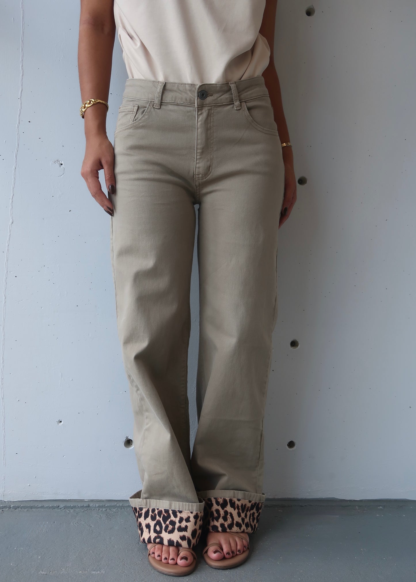 danna animal print pant