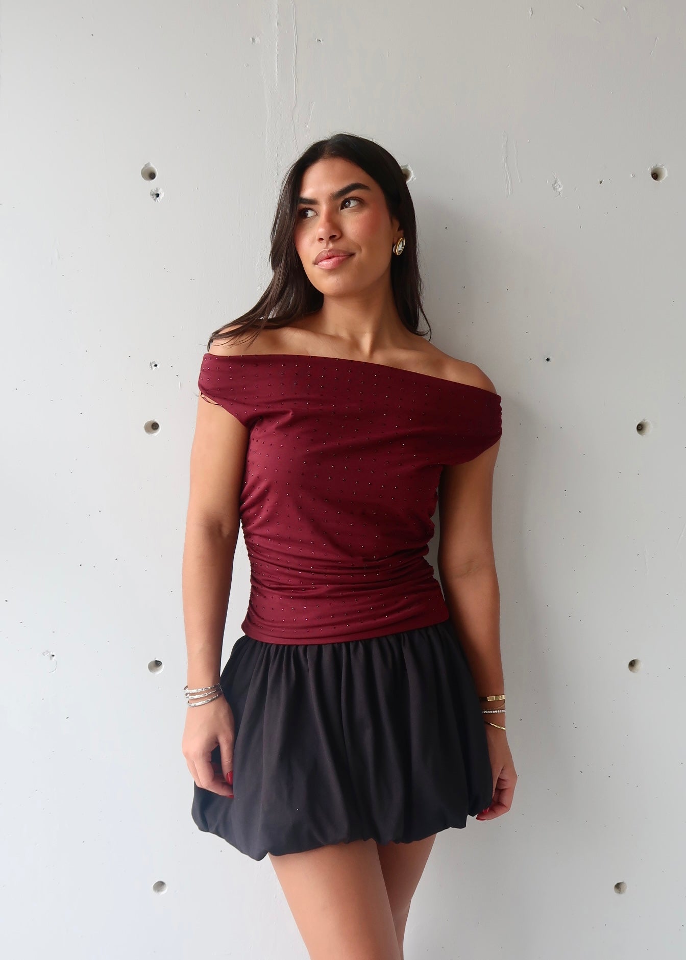 Maeve Rhinestone Top