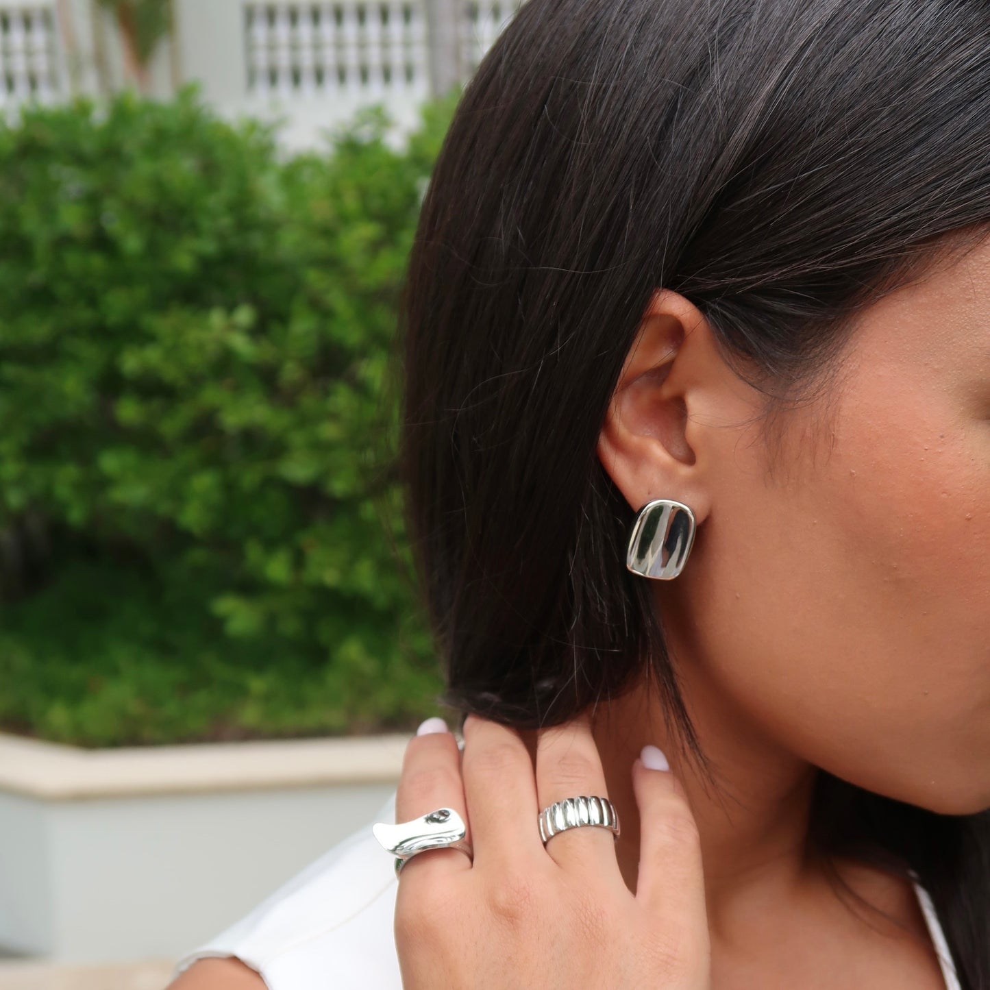 lily ring - gold & silver