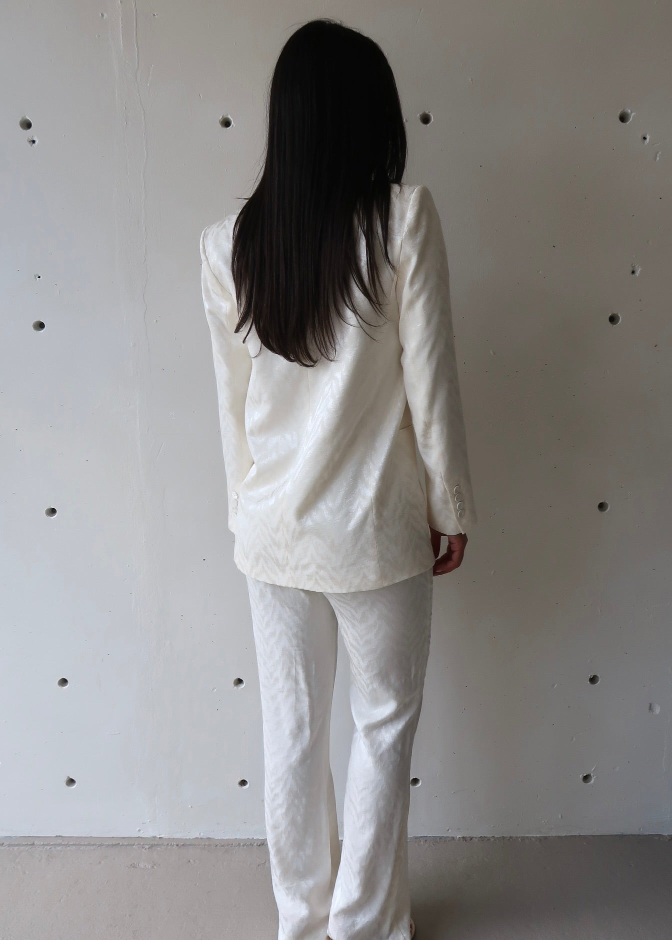 White Blazer & Pant Set