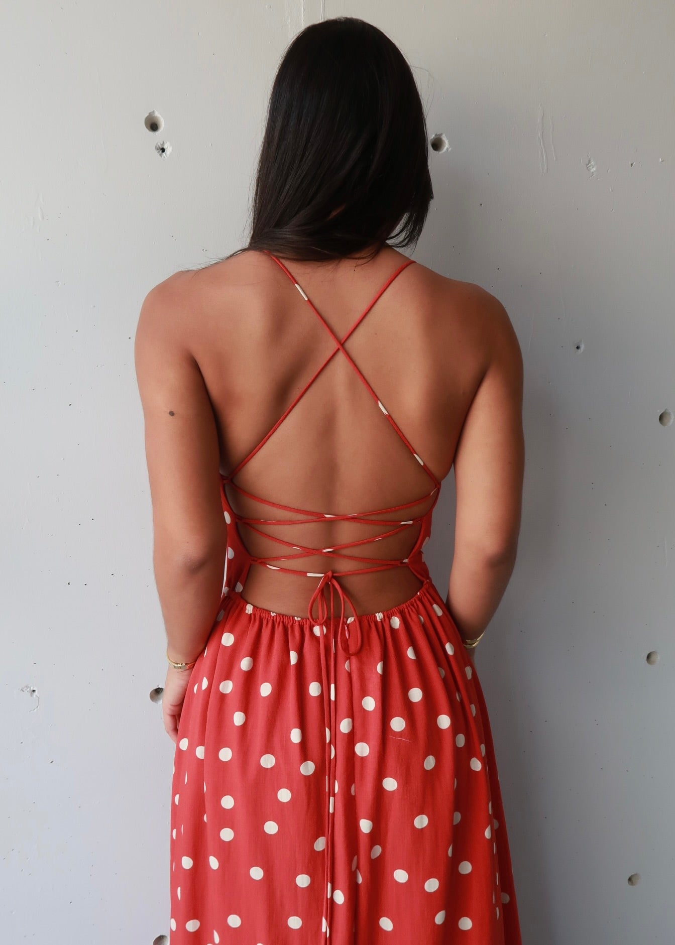 Stefania Polka Dot Dress