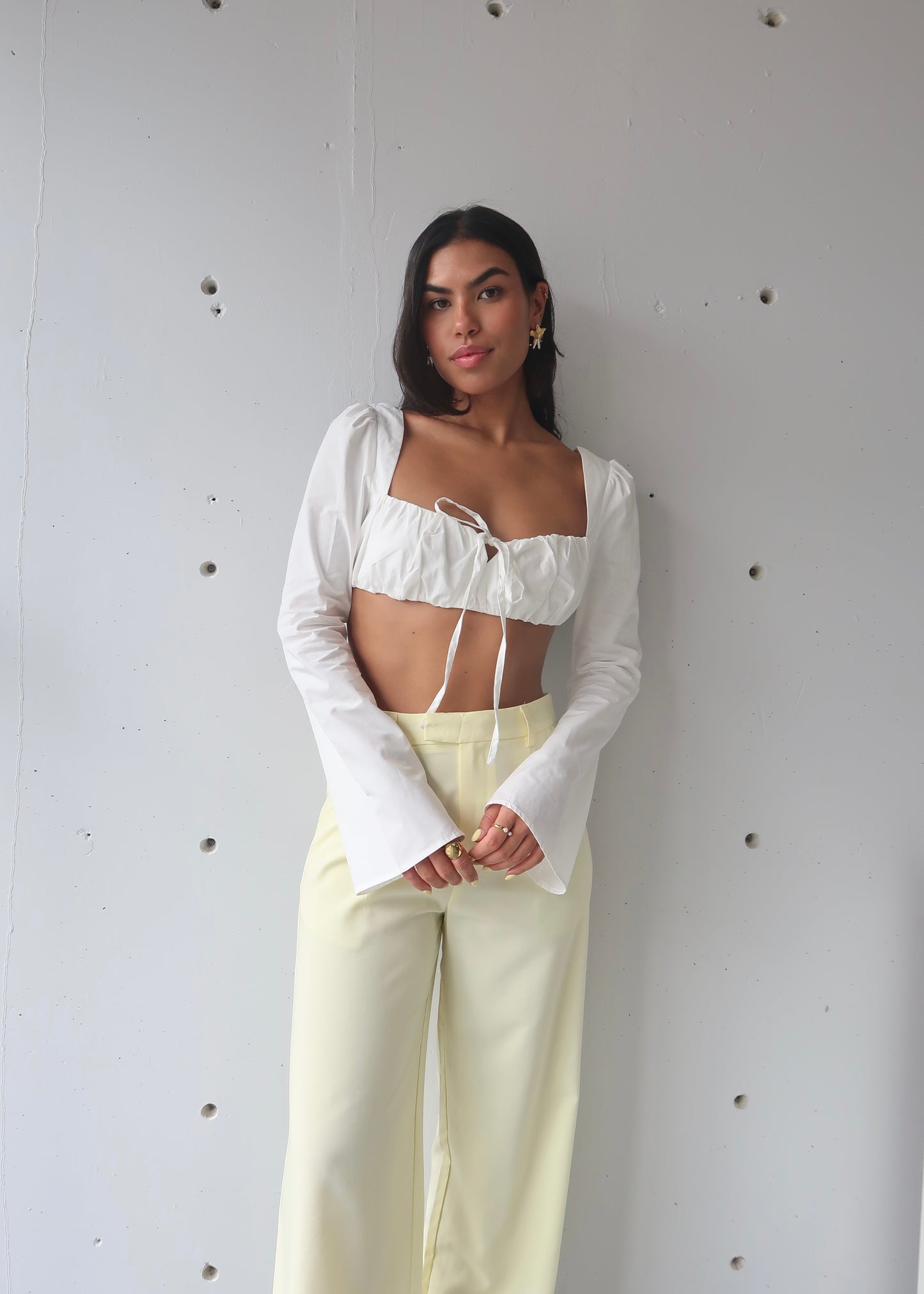 lara crop top