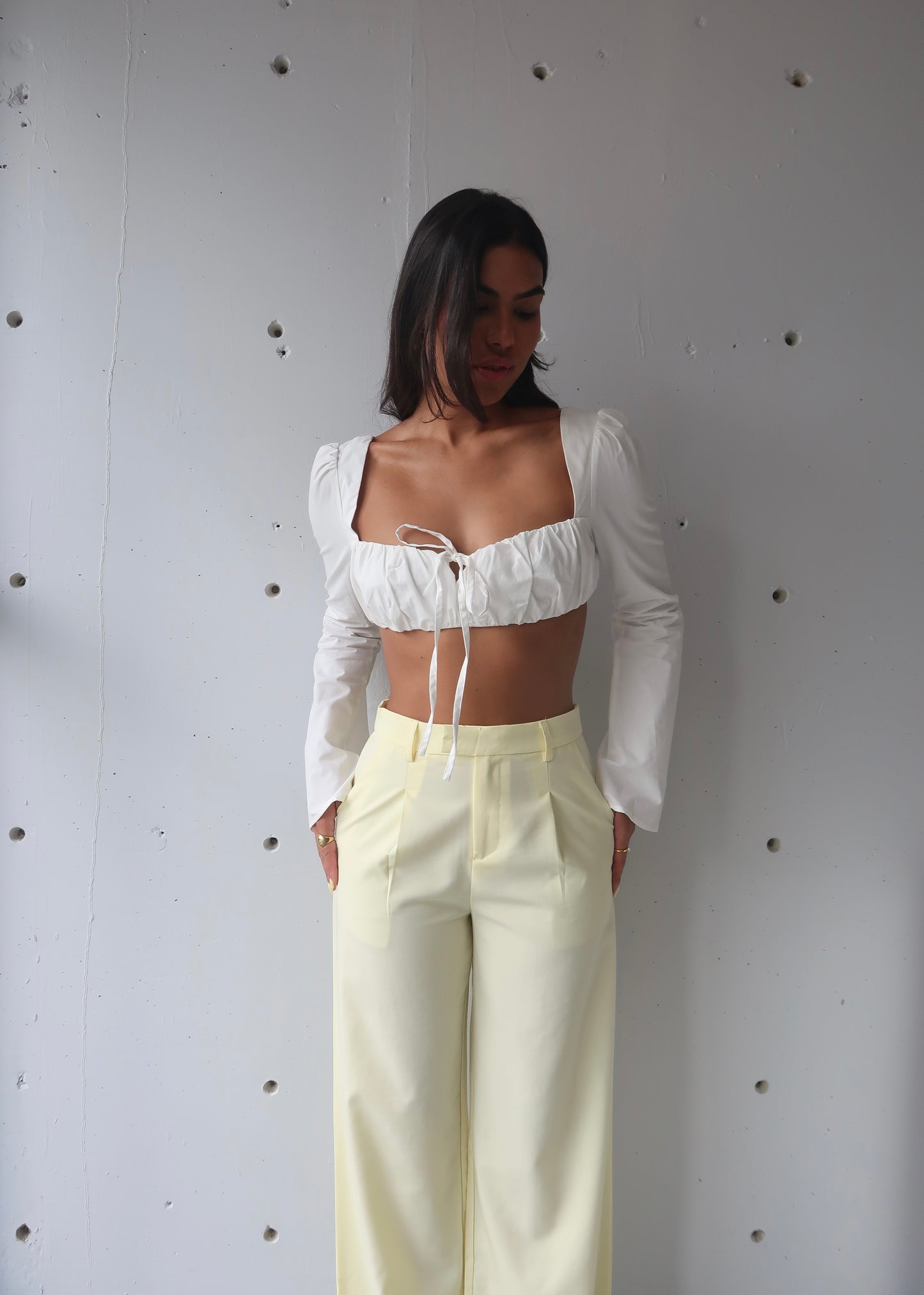 lara crop top