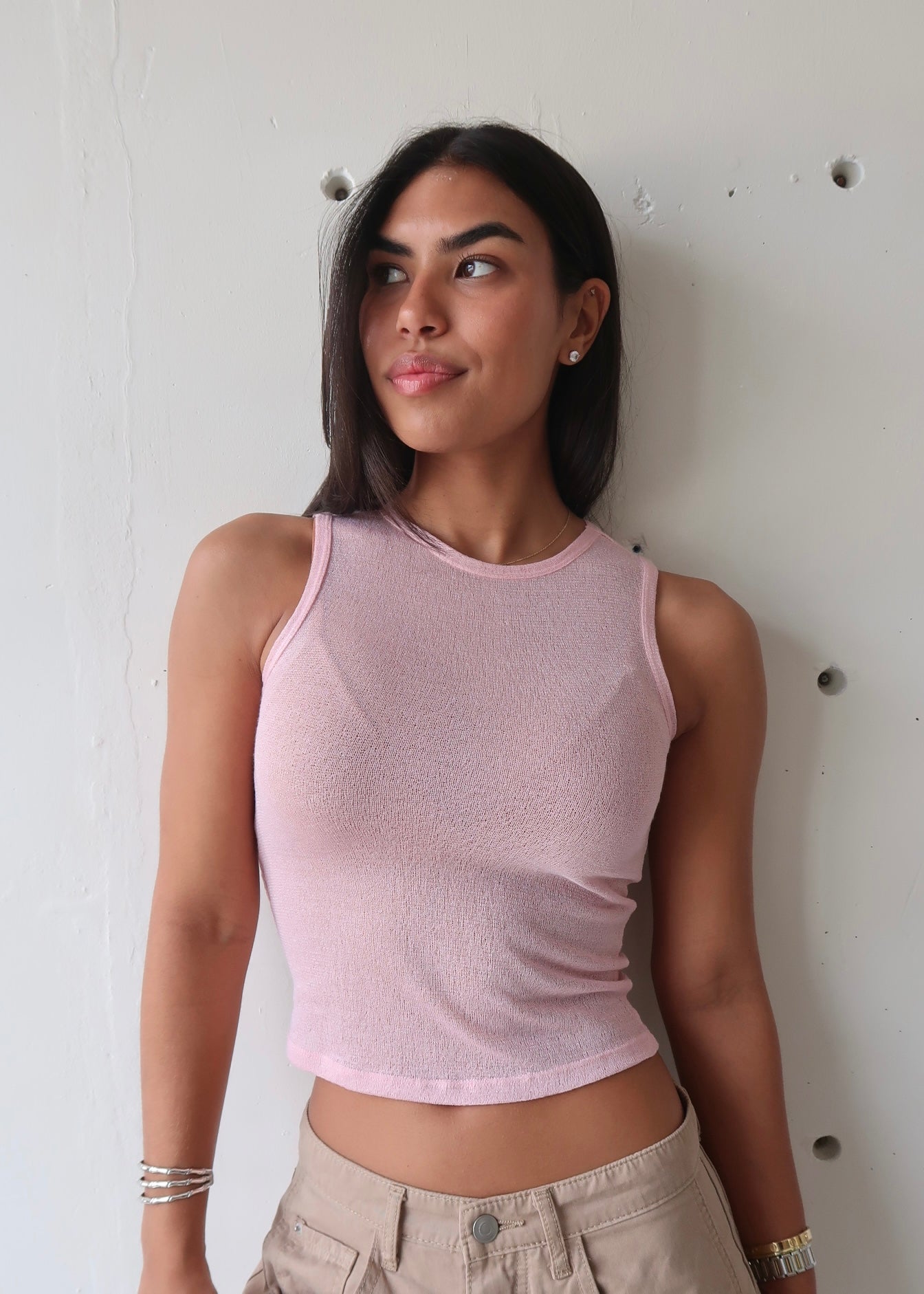 Glitter Pink Knit