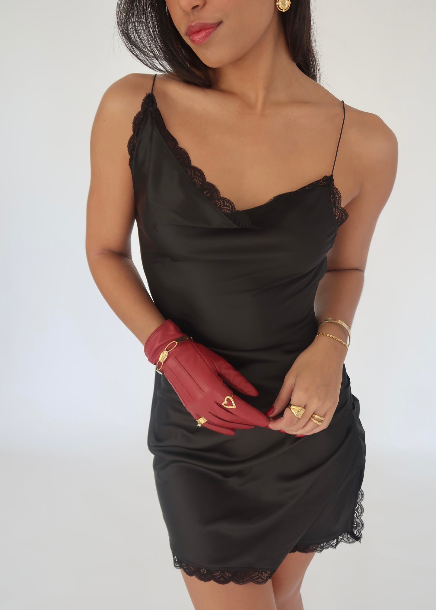 scarlet dress - black