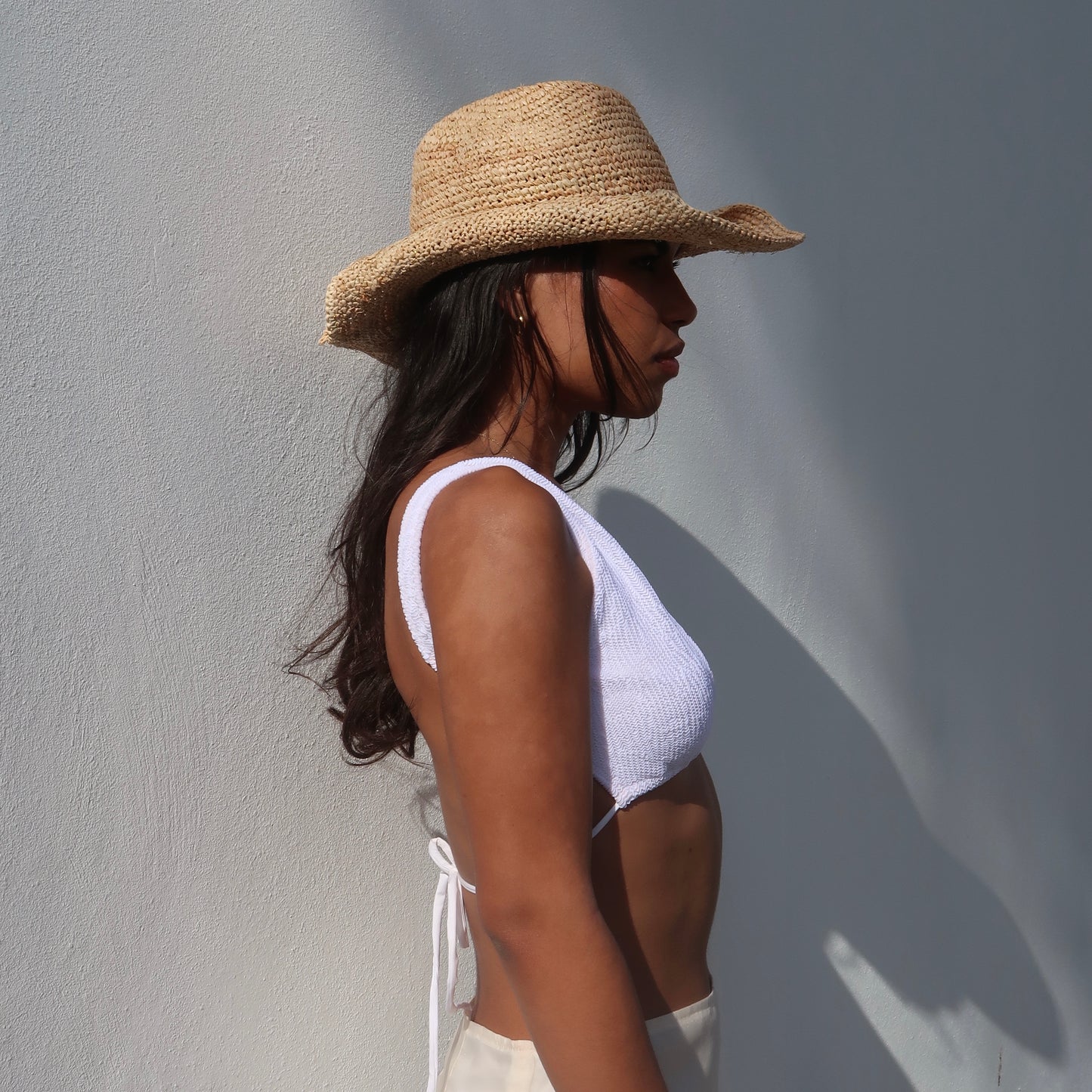 Cow Boy Hat - Natural/Gold - Morena Lucía