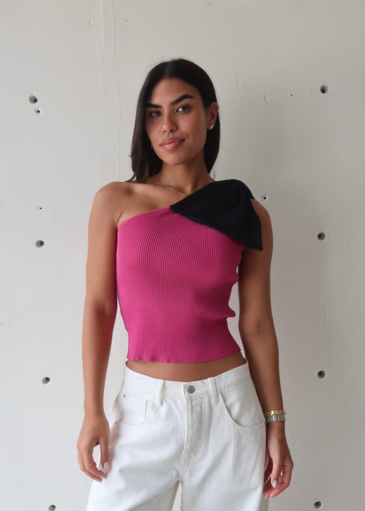Ribbon Knit Top