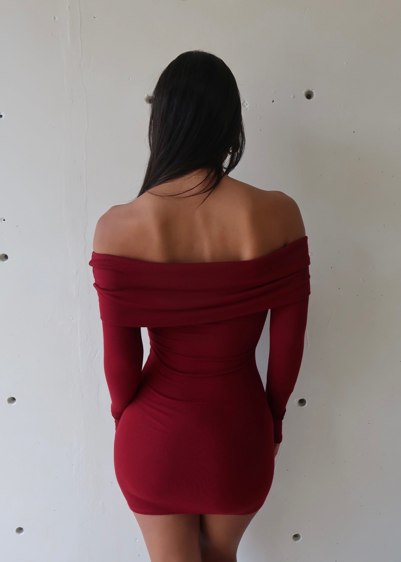 Burgundy Dress
