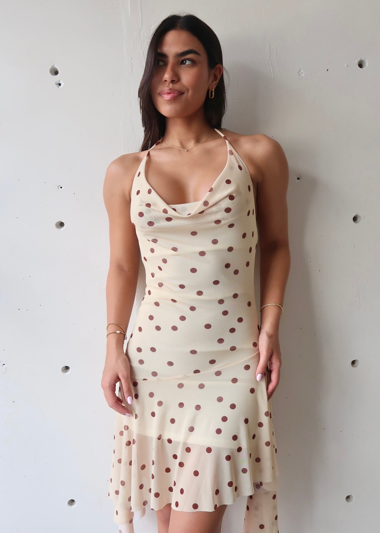 Kaia Polka Dot Dress