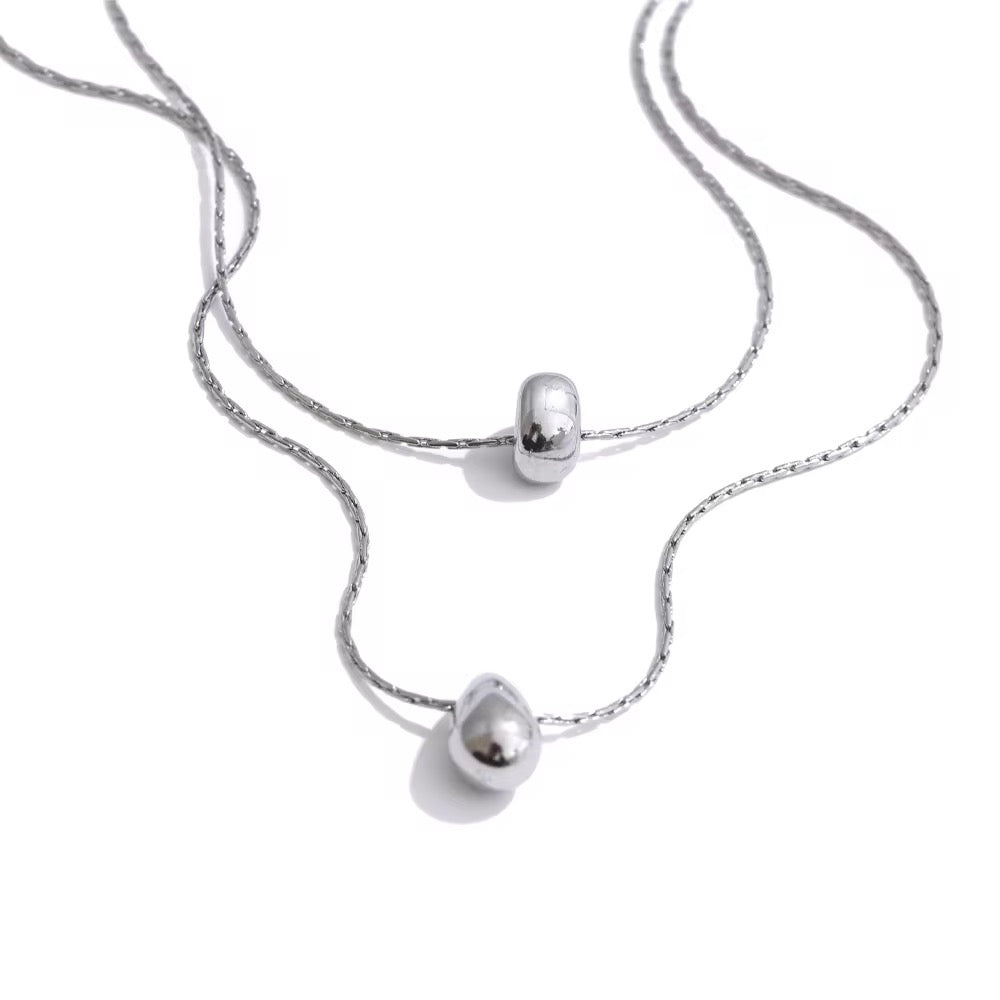 tessa double layer necklace