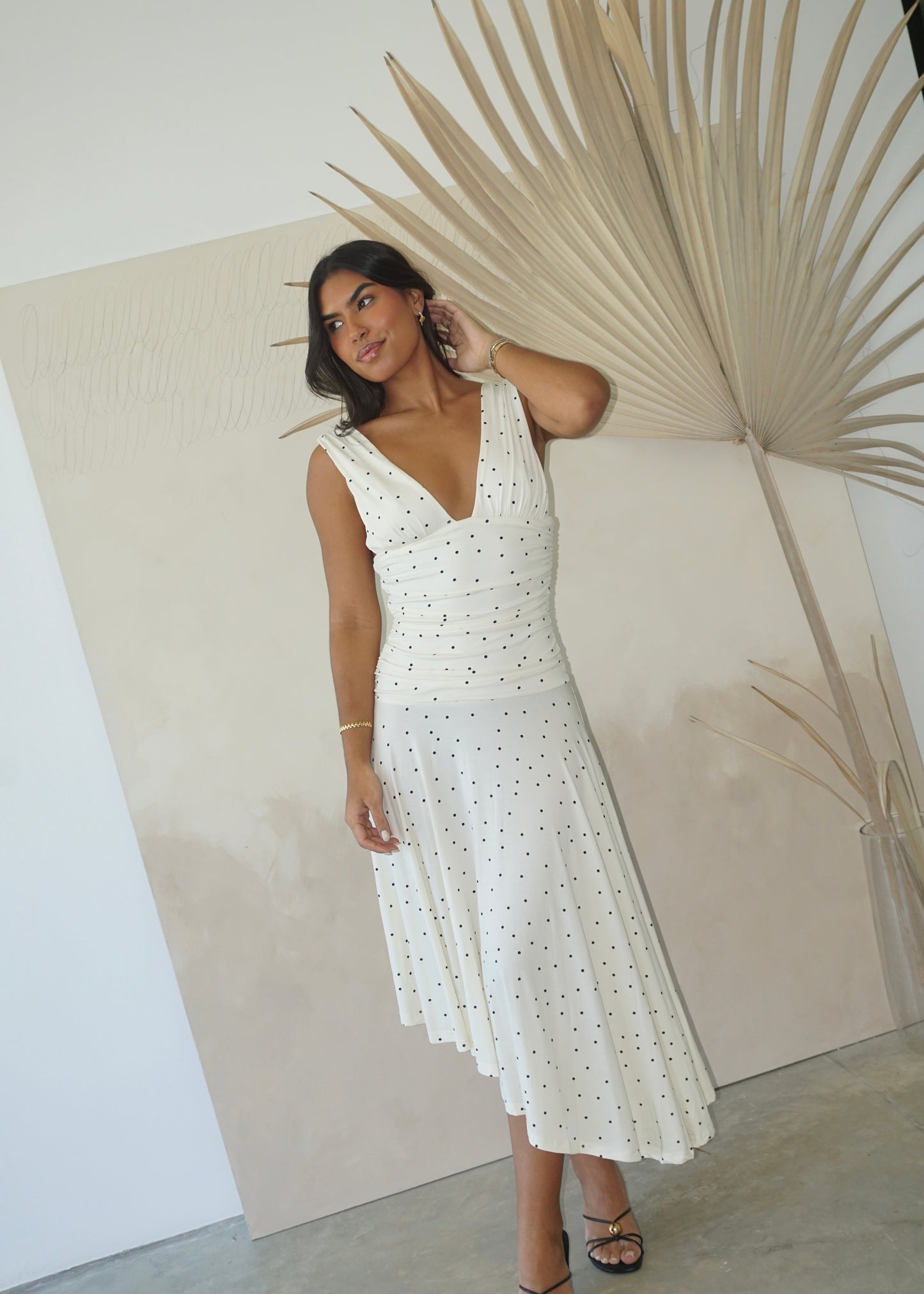 Celina Polka Dot Dress