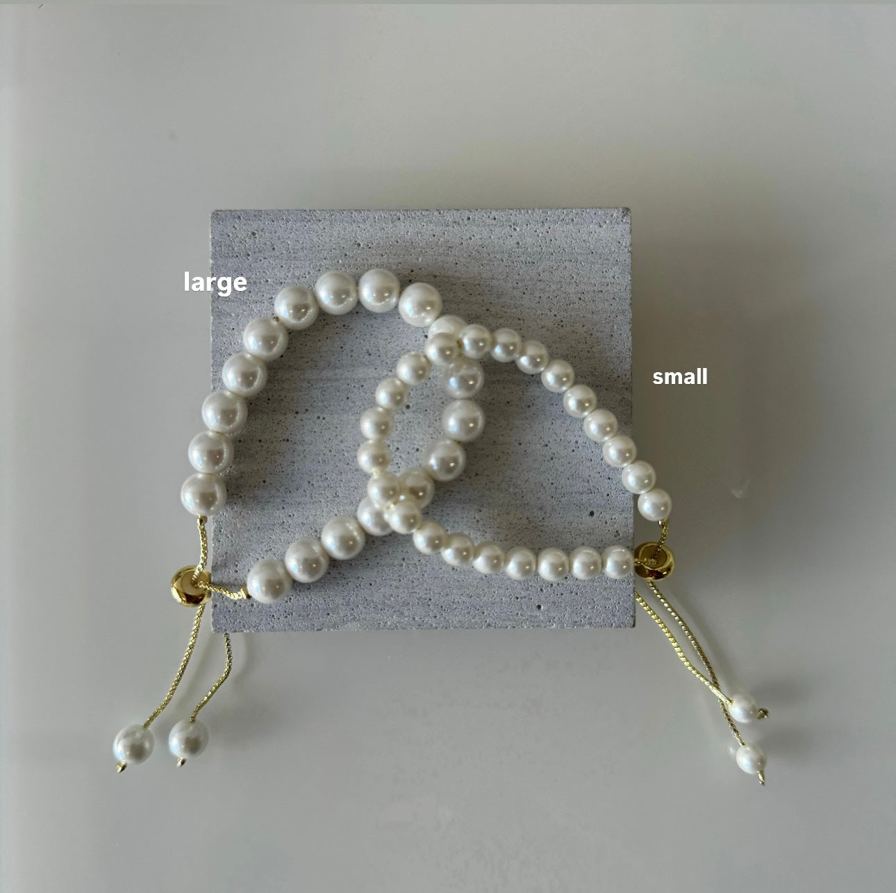 pearl ajustable bracelet