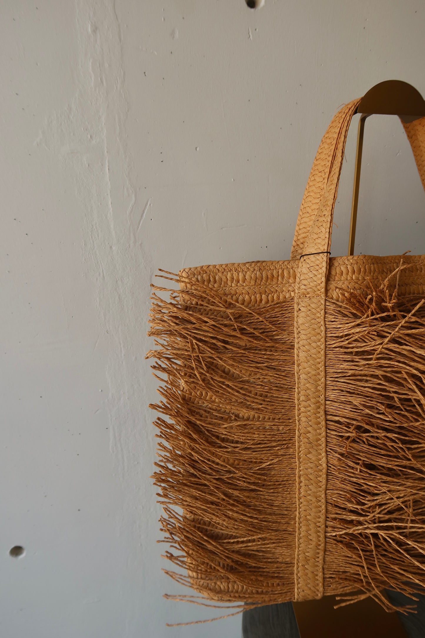 bali beach bag - tan