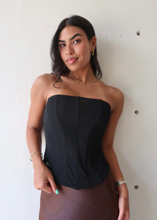 Celine Corset - Black - Morena Lucía