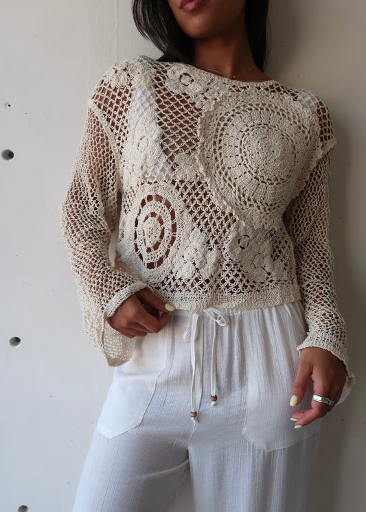 Kaia Crochet Top