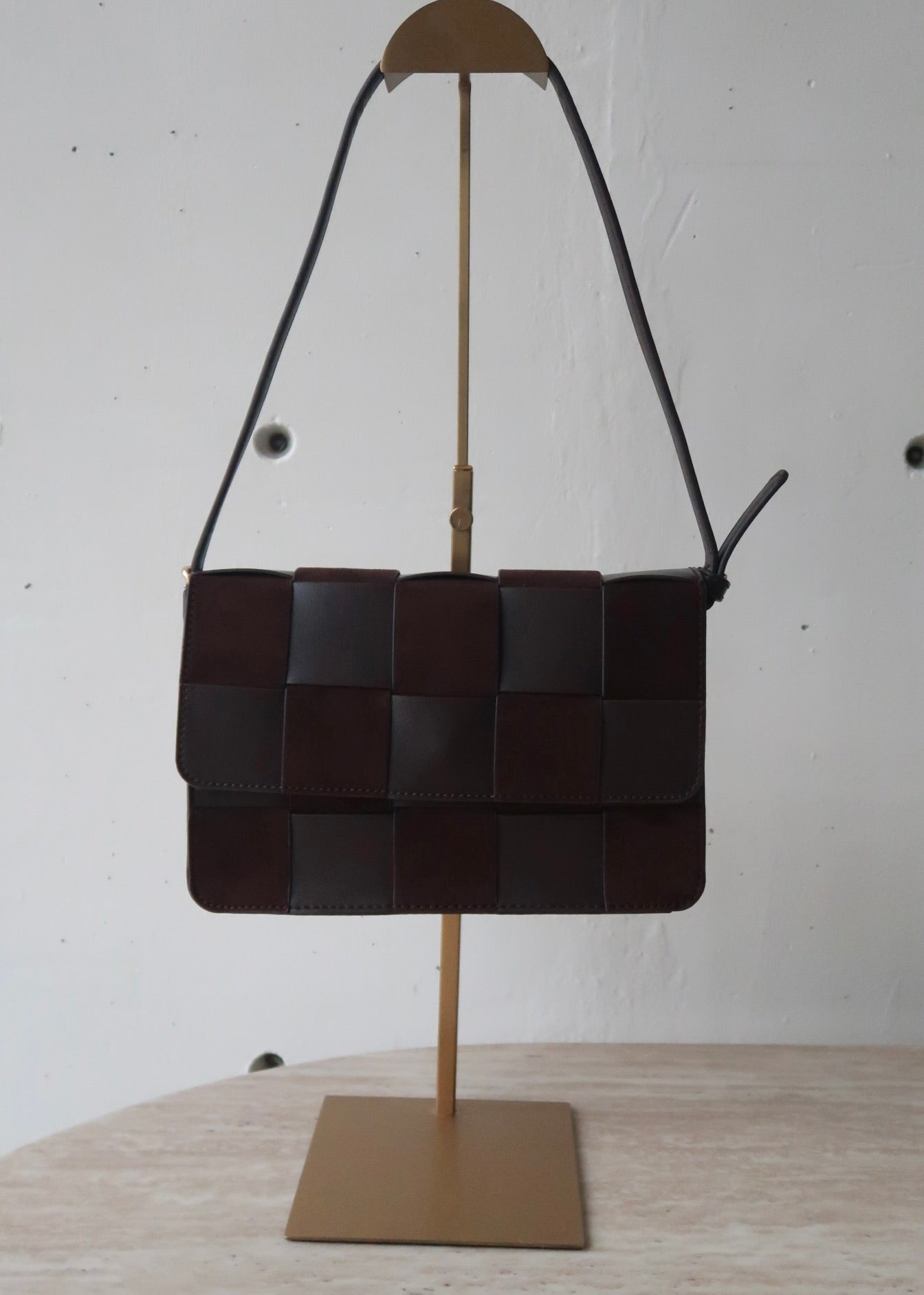 Vellora Leather & Suede Crossbody