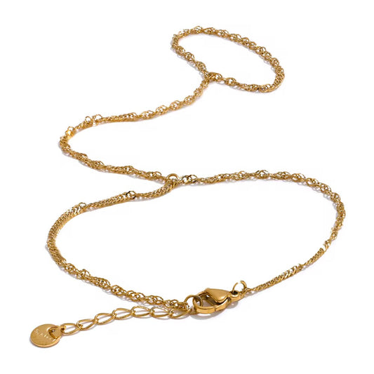 golden thread hand chain