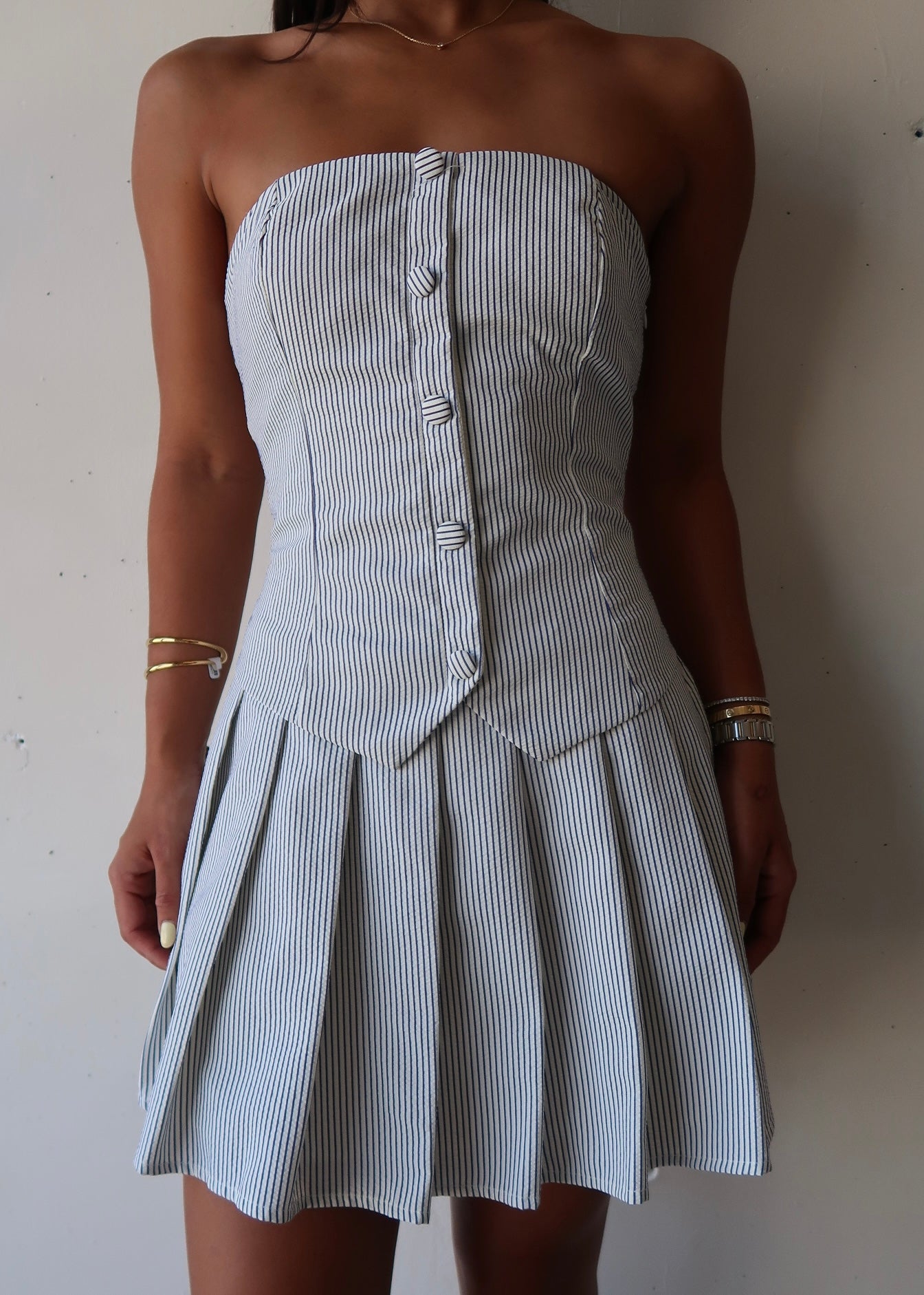 Nivara Stripes Dress - Morena Lucía
