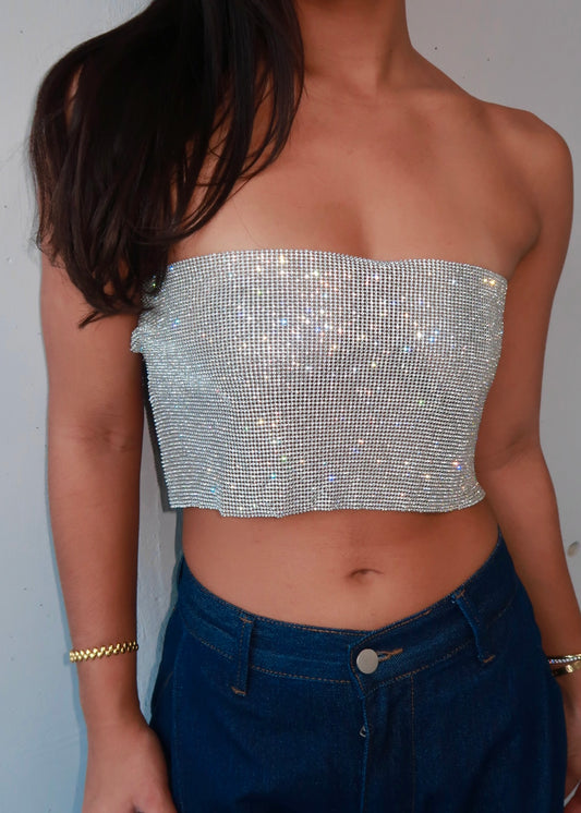 Alias Rhinestone Tube Top