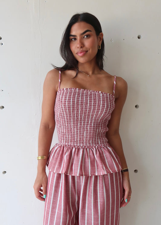 Mara Stripes Pant Set