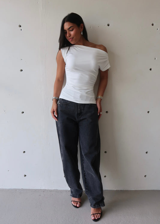 Elisa Button Jean