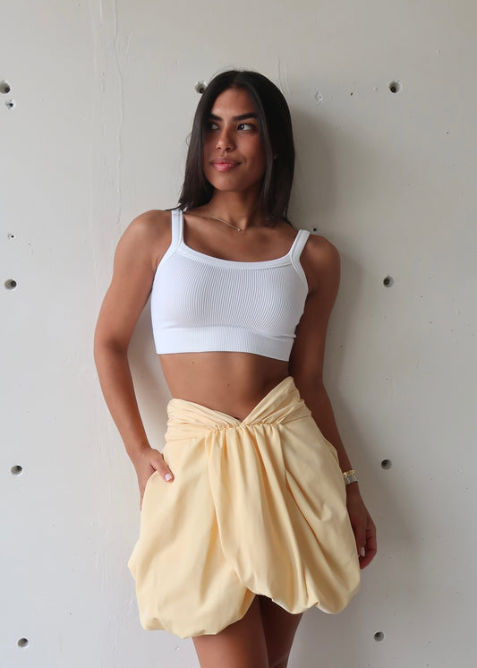 Bubble Yellow Skirt
