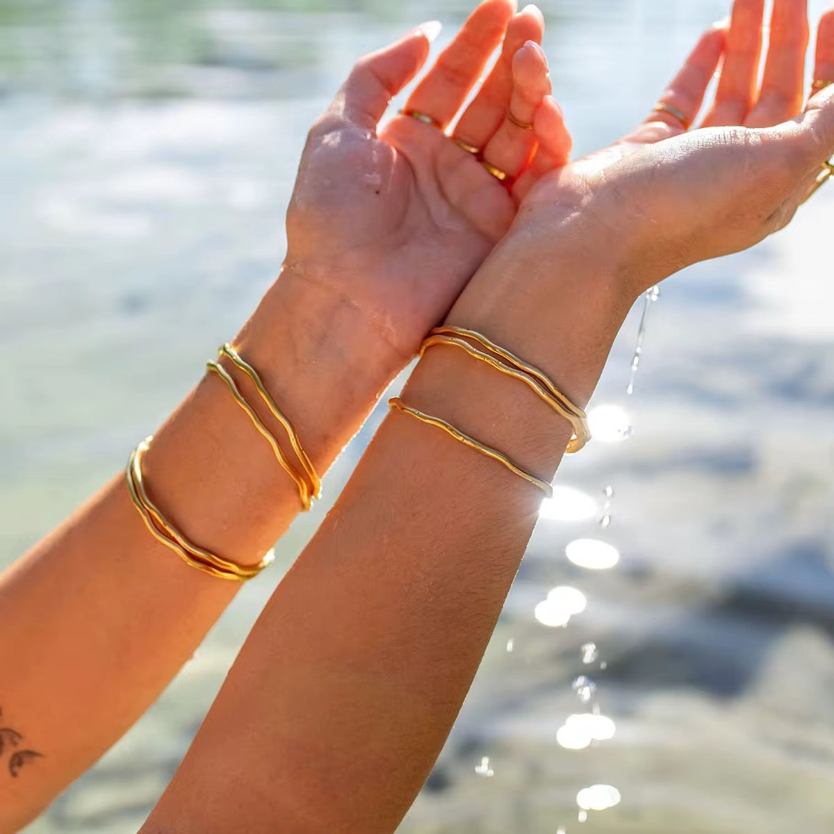 Charlotte Thick Bangle - Morena Lucía