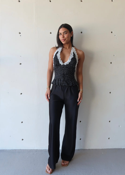 Valentina Polka Dot Top
