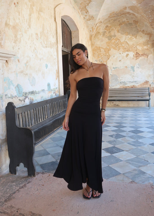 Faena Flowy Dress - Black