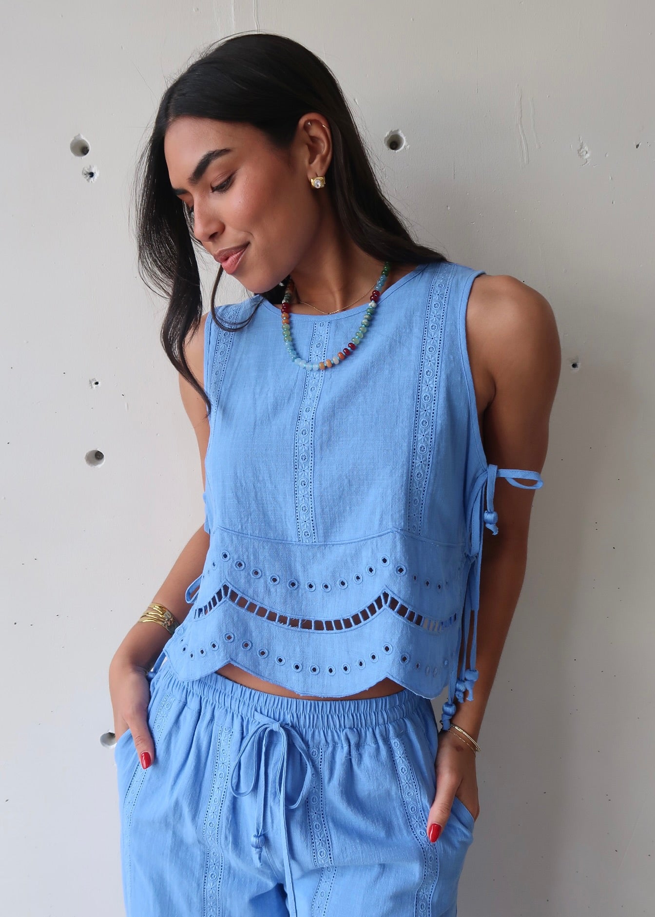 Arabella Embroidered Set - Morena Lucía