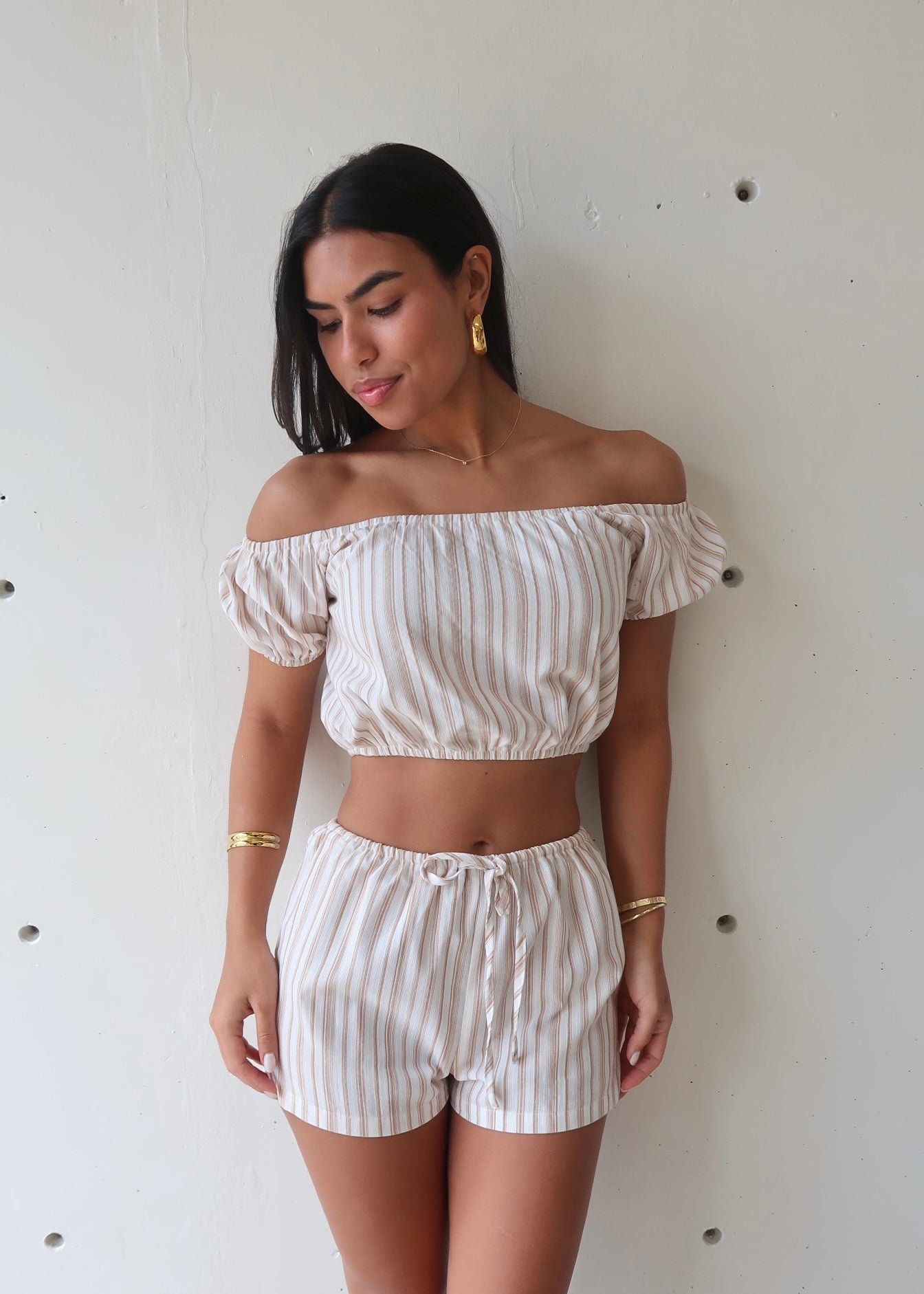 Stripes Short Set