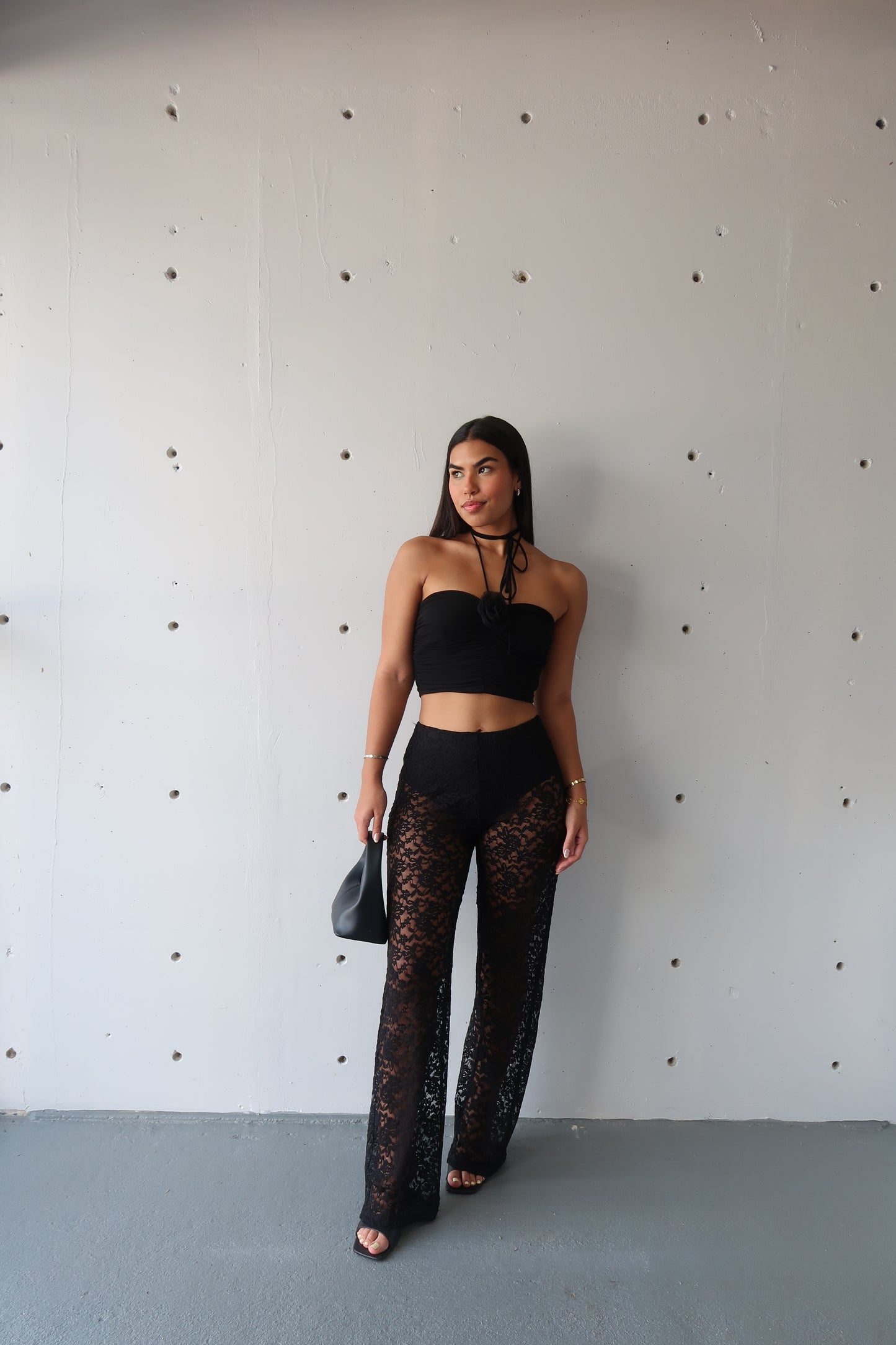 andreu lace pant - Morena Lucía