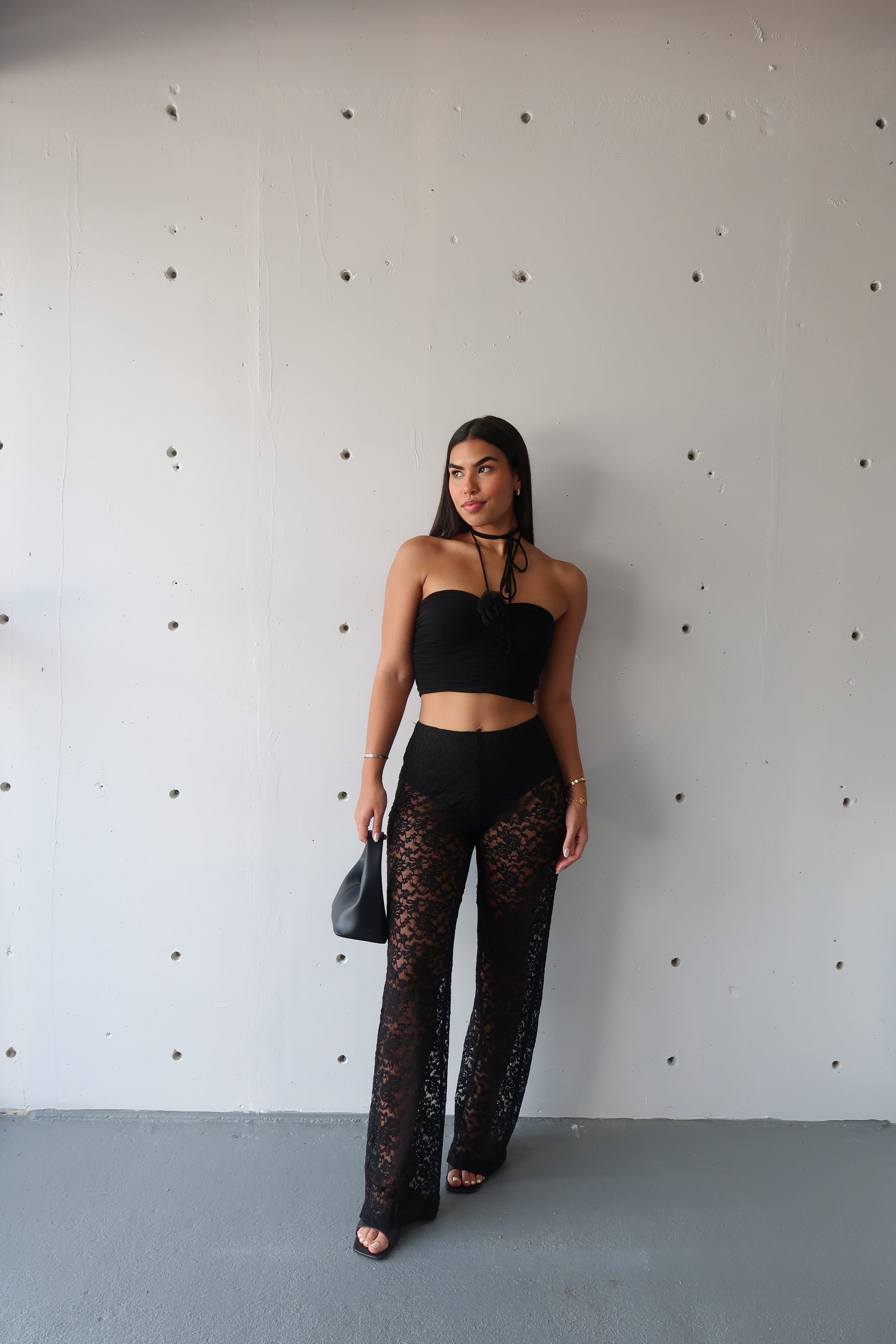 andreu lace pant - Morena Lucía