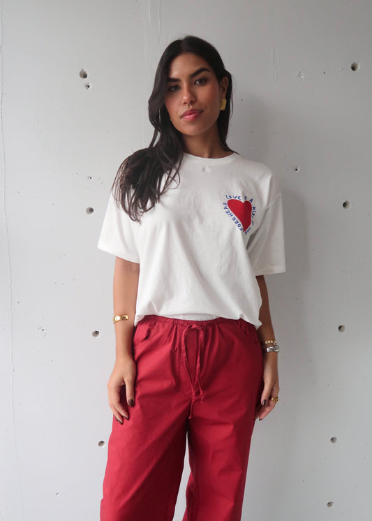 love is a kiss of the forehead t-shirt