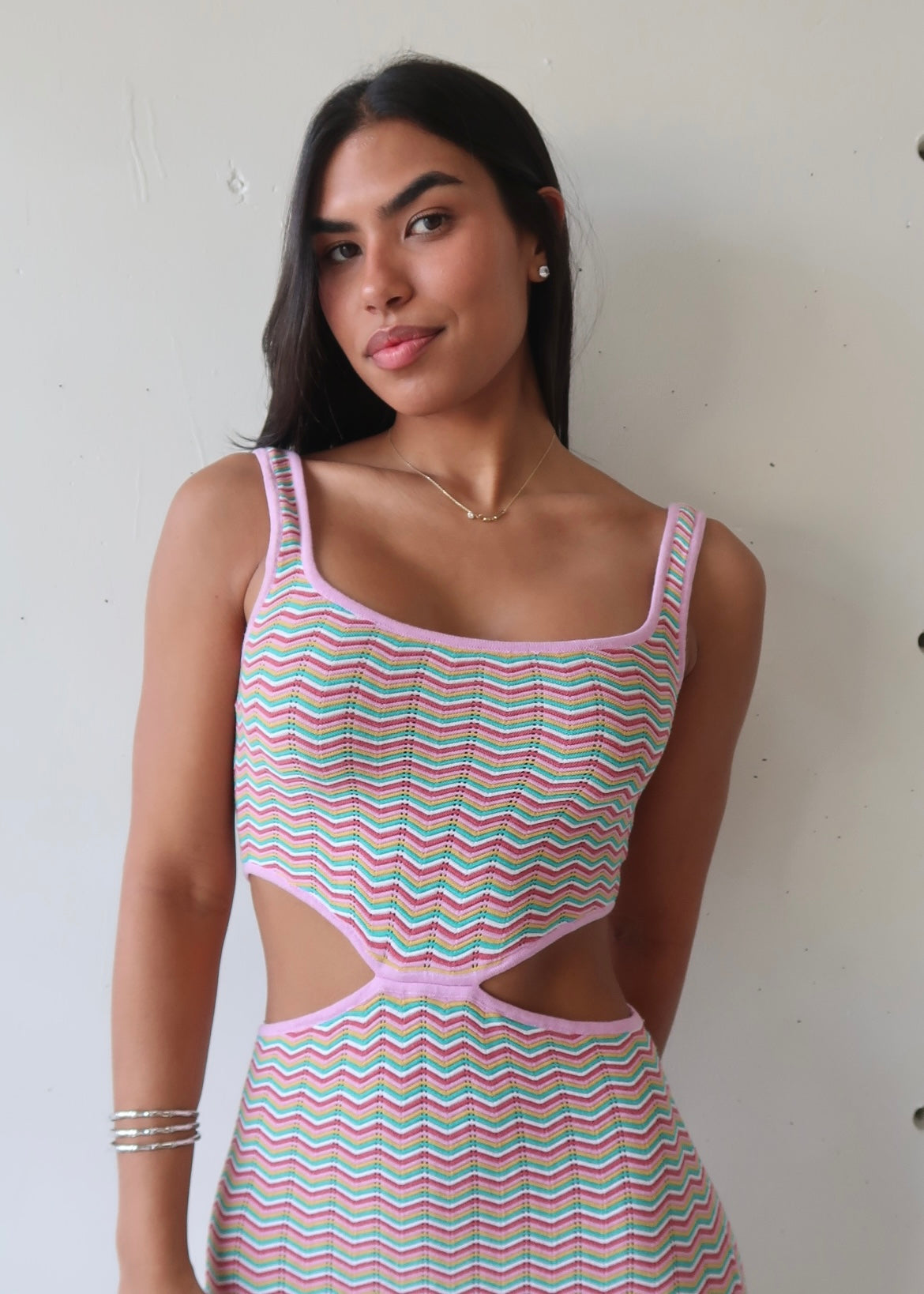 Cut Out Midi Dress