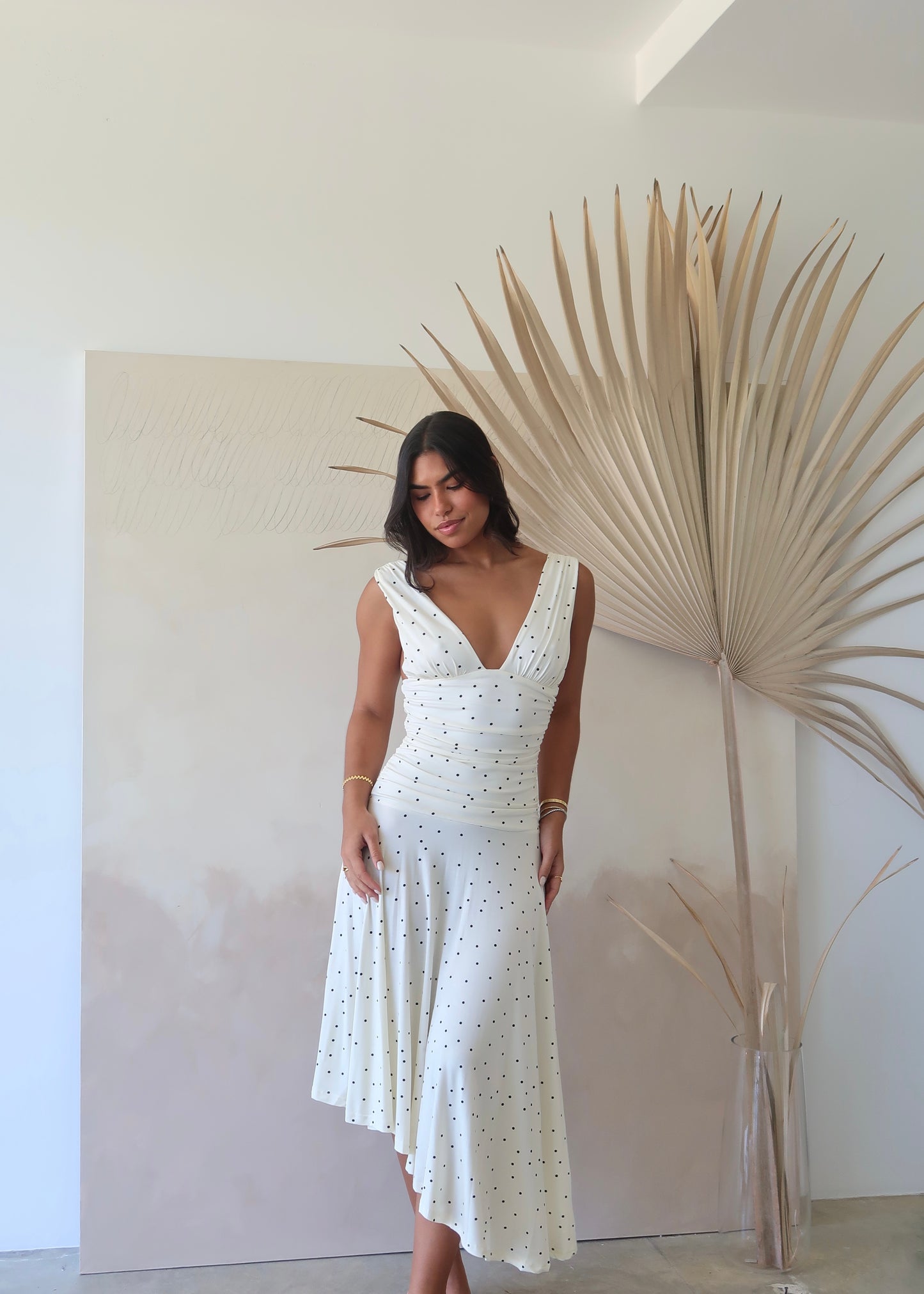 Celina Polka Dot Dress