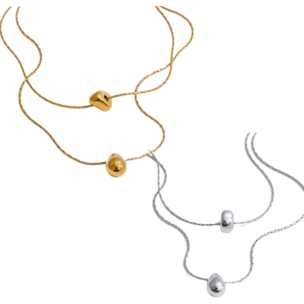 tessa double layer necklace